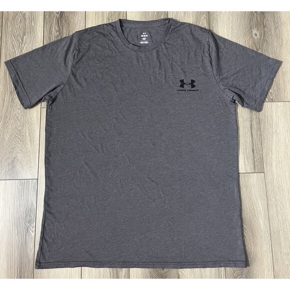 Under Armour Loose Gray Short Sleeve Athletic Short Sleeve Tee Mens Size Large - Picture 2 of 9